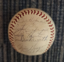 1965 Kansas City KC Athletics A's Signed 29 Baseball ROOKIE Jim Catfish Hunter +