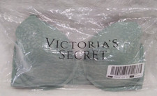 Victoria's Secret PINK Wear Everywhere T-Shirt Lightly Lined Bra GREEN 36DD NEW