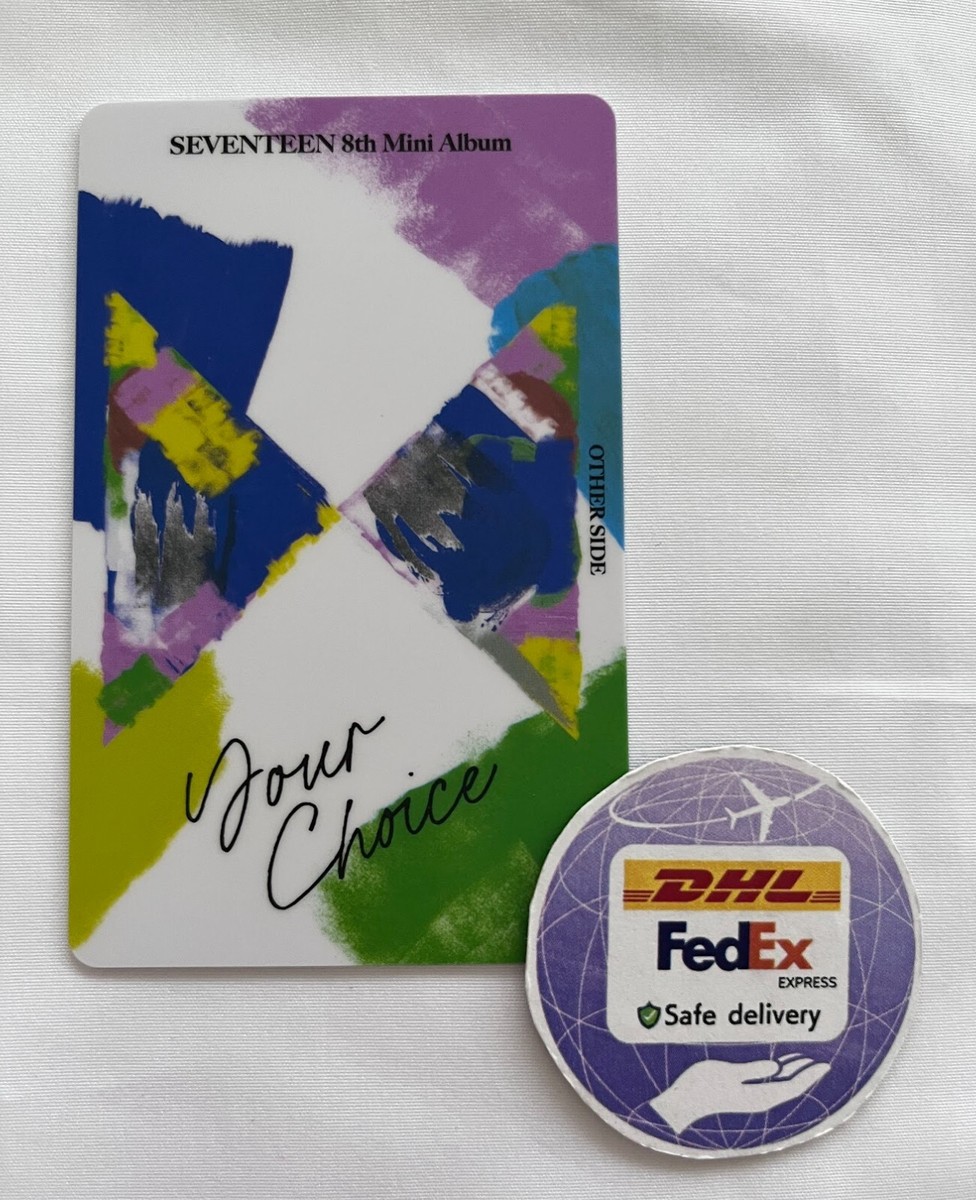 SEVENTEEN Hoshi your choice Lucky Draw Soundwave Photocard Photo