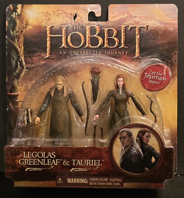 The Hobbit An Unexpected Journey Legolas Greenleaf & Tauriel 3.75'' Figures 2012