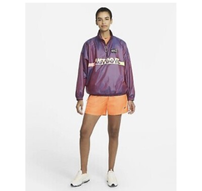 Nike Women's oversized fit woven half zip Jacket DA2328 597 size