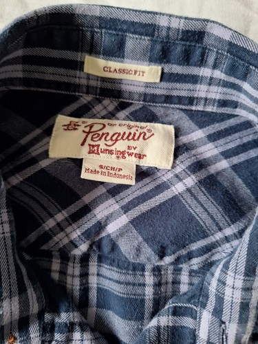 Camisa de franela original Penguin S - Imagen 2 de 5