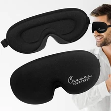 Sleep Mask for Men & Women | 100% Light Blocking, Breathable Eye Mask for Sleep