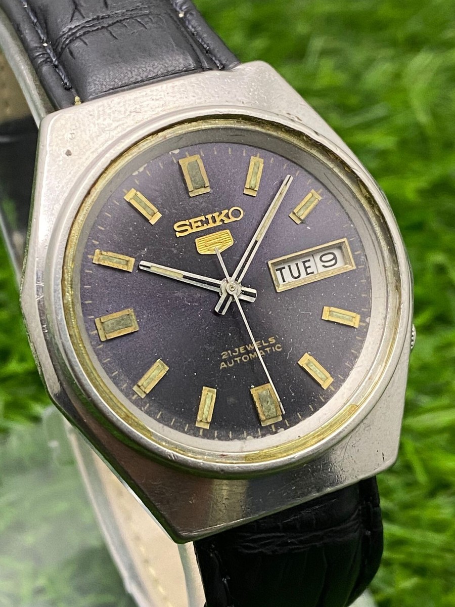 Vintage Seiko 5 21 Jewels Automatic 6309 Watch Japan | eBay