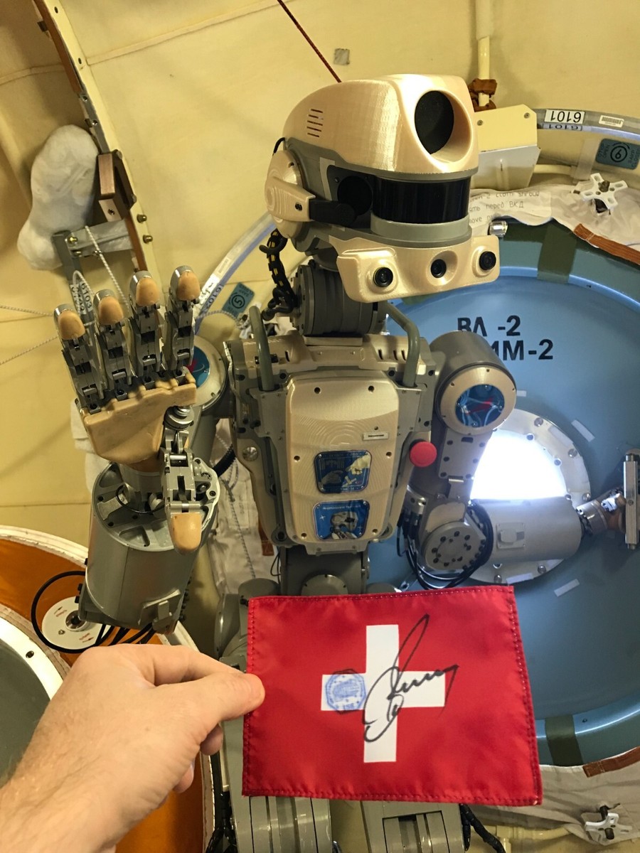 Flag of Switzerland Flown aboard Soyuz MS-12/ISS/Soyuz MS-14 UK