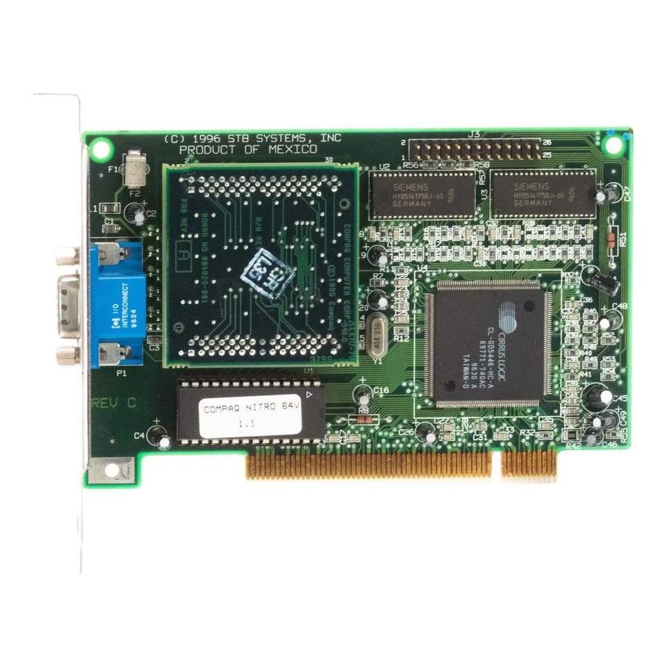 Graphics Card COMPAQ NITRO 64V CIRRUS LOGIC CL-GD5446-HC-A 2MB 247279-001 - Image 2 of 3