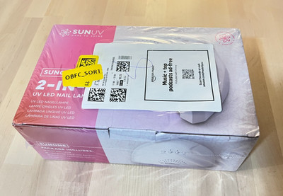 NEW/SEALED - SUNUV 2-in-1 LED/UV 24W Lamp Sun9C Gel Nail Curing White