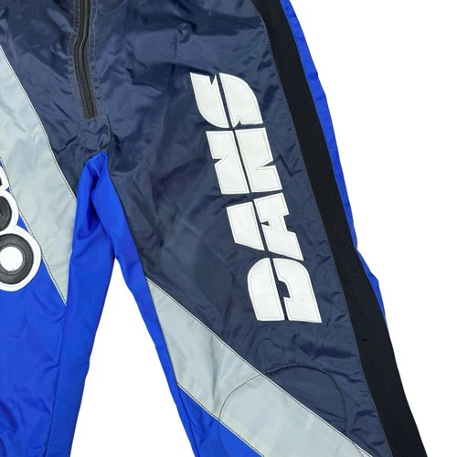 Vintage AERO DAN’S BMX Padded RACE PANT ROYAL BLUE Black Made In USA Size 30 - Bild 5 von 9