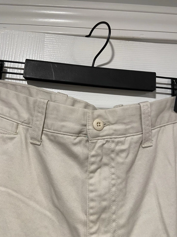 Pantalones cortos de golf Arizona para hombre talla 34 color caqui tostado algodón 10” entrepierna chinos preppy Foto 2 de 4