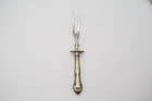 Gorham Sterling Handle Carving Fork Stainless Steel Vintage Serving Fork