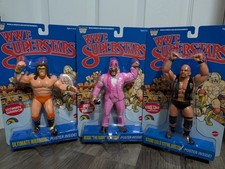 WWE Superstars LJN Set Of 3. Ultimate Warrior, Stone Cold, Jesse Ventura