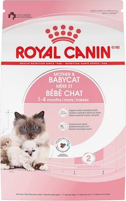 Royal Canin Feline Health Nutrition Mother & Babycat Queen Dry Cat Food, 6 lb Ba