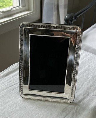 Christofle Perles Collection Silver-Plated Picture Frame 7 3/4  X 5 3/4 