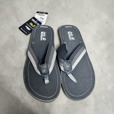 JACK WOLFSKIN Zehentrenner / Sandalen / Flip-Flops   Grau   Gr. 40,5 NEU