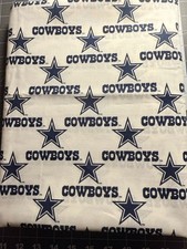 Licensed fabric by the yard cotton print. Dallas Cowboys