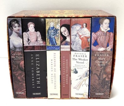 Women In History Box Set 6 Books Only 2 Have Been Read Damage to Box See Photos