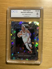 2023 Panini Prizm WNBA MORIAH JEFFERSON #76 CRACKED ICE DCG 8 NM-MT #8818
