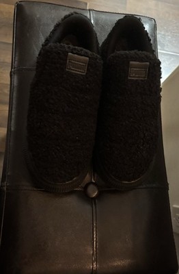 Women s Suede Puma Slip-On Platform Sneakers Size 6 Black