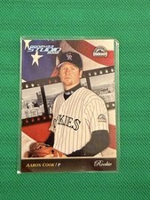 2002 Donruss Studio Aaron Cook Rookie RC #273 /1500 Colorado Rockies