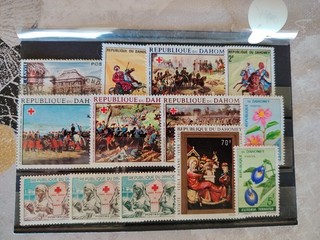 13 timbres Mali lot 654