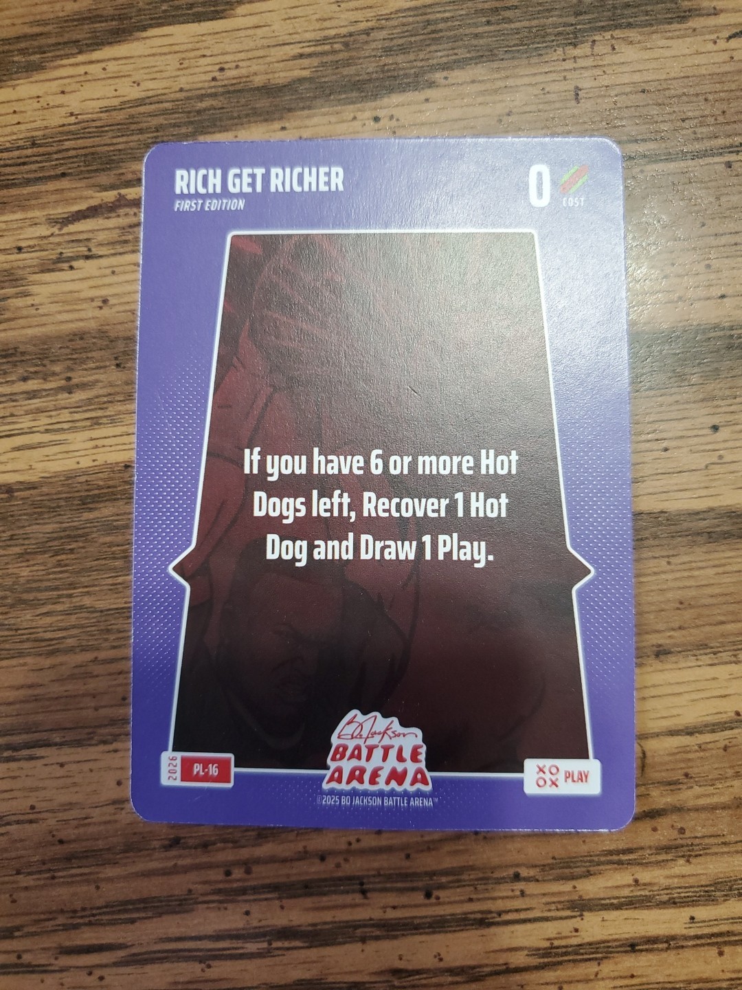 2026 Bo Jackson Battle Arena Rich Get Richer SSP Play Card PL-16