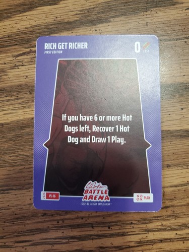 2026 Bo Jackson Battle Arena Rich Get Richer SSP Play Card PL-16