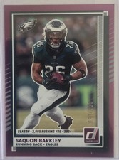 2025 Panini Donruss - Saquon Barkley #20 Season Stat Line /500
