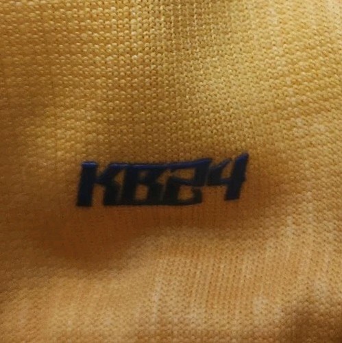 ๐ Felpa con Cappuccio Nike Kobe Bryant Therma Fit Pullover Uomo Taglia XL Giallo Viola KB24 - Foto 6 di 6