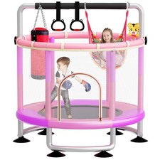 5-in-1 Toddler Trampoline for Kids,60"" Trampoline for Toddlers,Upgrade Kids ...