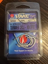 VMC Propack 8386PS 4/0 QTY 5 3X Strong Circle Hook Tournament Circle Non Offset