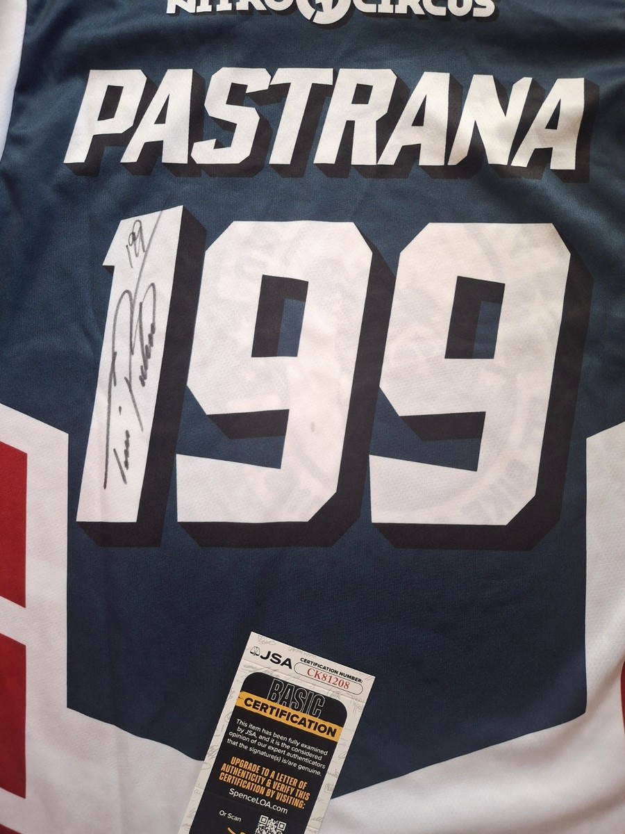 ナヴァグラハ　サイン Travis PASTRANA Signed #199 Pastranaland Jersey - Medium - X Games