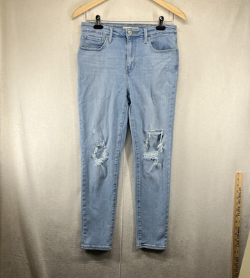 Levi's Women's Jeans 721 High Rise Skinny Ankle Cloudy Blue 28 Stretch Soft