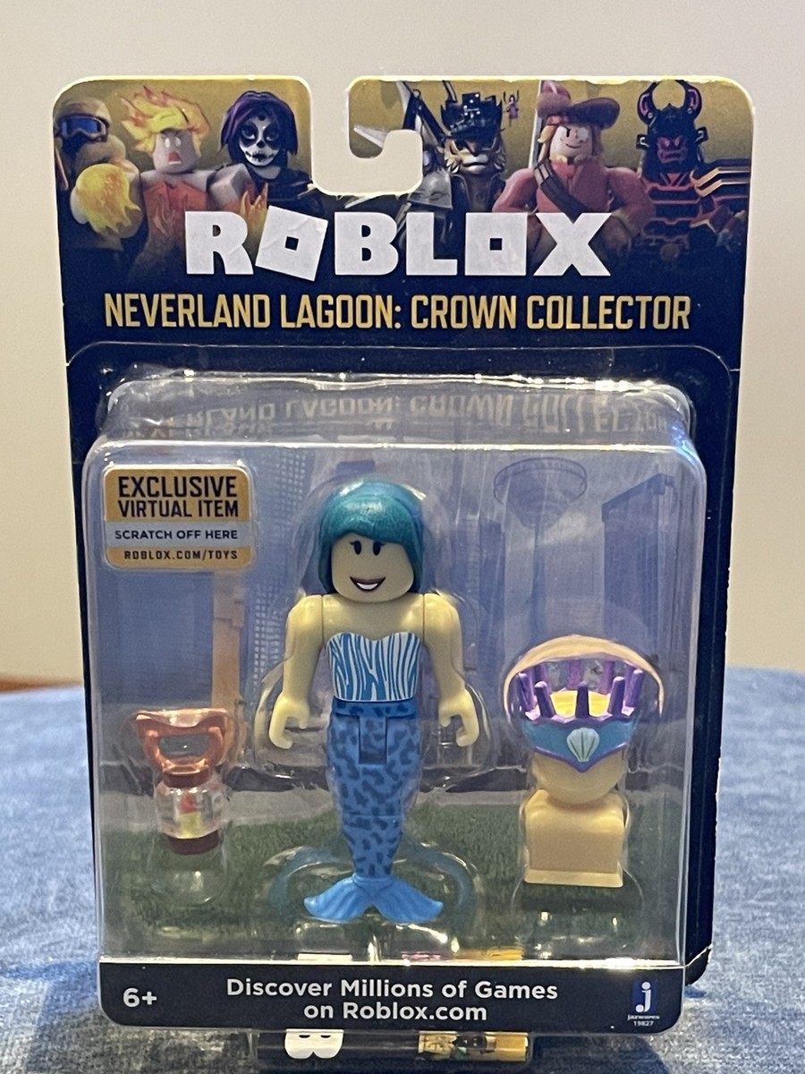 Brand New Roblox Neverland Lagoon: Crown Collector Figure w