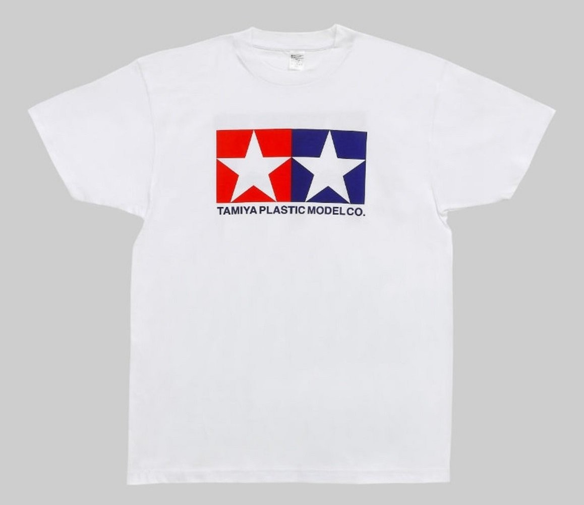Masa出品 Tamiya 66712 TShirt White Cotton Basic Logo Authentic Vintage
