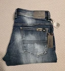 NWT $99 Buffalo David Bitton Jeans Evan-X slim strech vintage blue classic