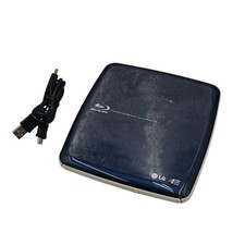 LG BP06LU10 Portable Blu-ray BD-R External Drive USB Blue Read/Write Tested