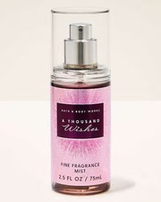 BATH  BODY WORKS A THOUSAND WISHES FINE FRAGRANCE MIST SPRAY TRAVEL 2.5OZ