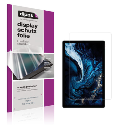 2x Schutzfolie klar für Digma Pro Pulse 10.4 Displayschutzfolie Folie Display