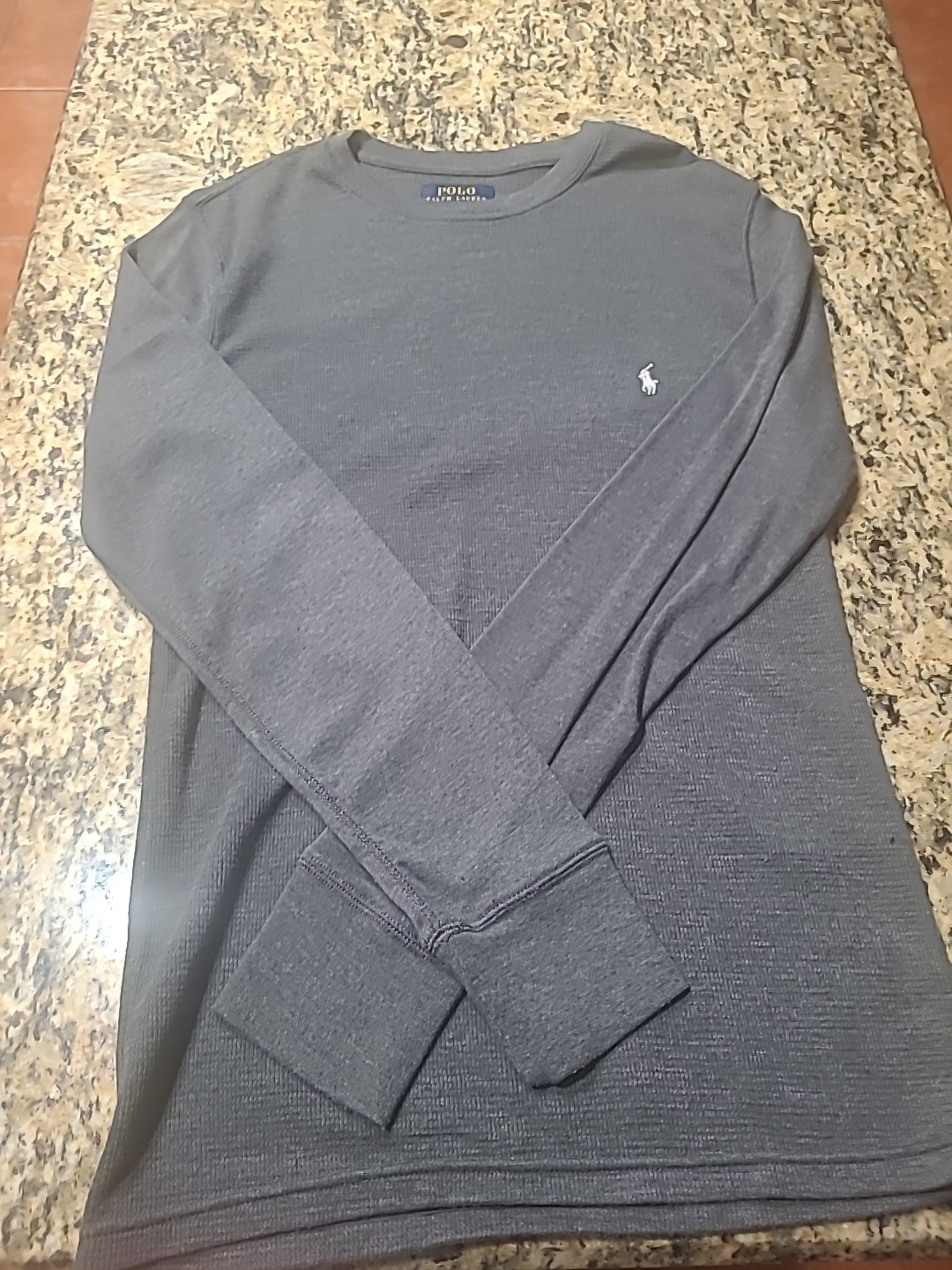 Ralph Lauren Polo Grey Long Sleeve T-Shirt Size S CH P