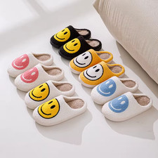 Women's Winter High-End Cotton Slippers with Added Fleece Indoor Home Plush Warm