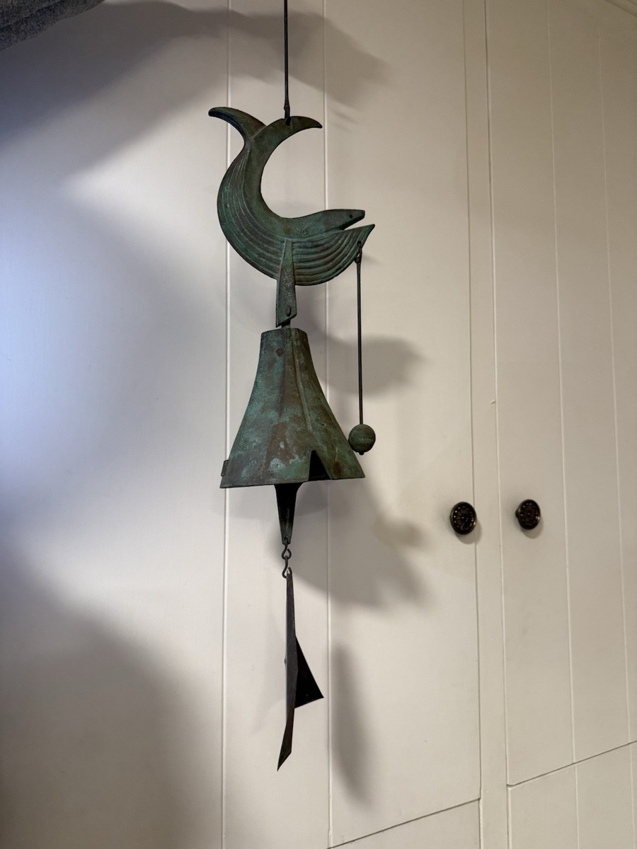Mid Century Paolo Soleri Bronze Wind Chime Bell 