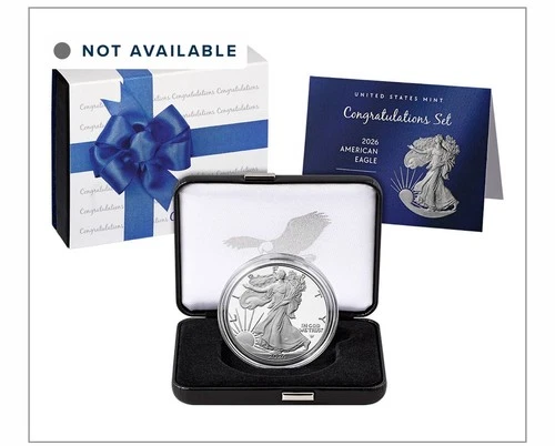2026 Congratulations Set American Eagle 1oz Silver Proof Coin Shipped!