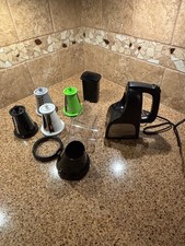 Presto Professional Salad Shooter 02970 Black Hand Electric Slicer Shredder
