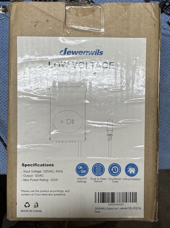 Outdoor Lighting Dewenwils HOSL08A Low Voltage Transformer
