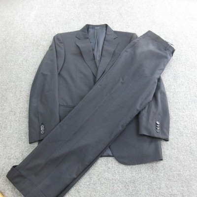 Ermenegildo Zegna Suit Mens EU 50 34x29 Blue Wool Multiseason 2 Piece Spain