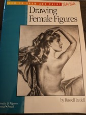 Drawing Female Figures By Russell Iredell Portraits Figures Charcoal Pencil Book