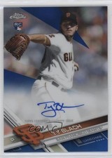 2017 Topps Chrome Rookie Blue Refractor 55/150 Ty Blach #RA-TBL Auto 0b0