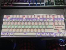 Red Dragon Kumara K552-WR Wired Mechanical Gaming Keyboard LED TESTED WORKS