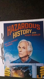 HENRY WINKLER As THE FONZ Authentic Hand Signed Autograph 5X7 FLYER HAPPY DAYS