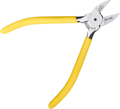 DOWELL Micro Wire Cutter Diagonal Flush Cutters 6 Inch Precision Side Cutters Cu